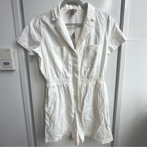 Universal Thread Linen Short-Sleeve Romper